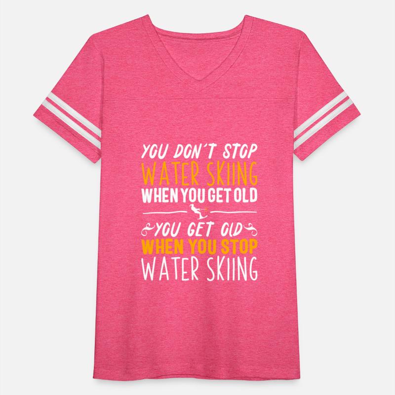Funny Water Ski Shirt Get Old Water Skiing Gift