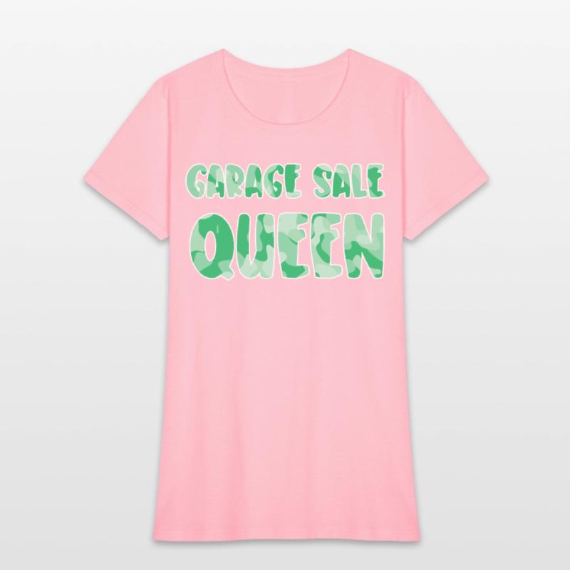 Garage Sale Queen green camo