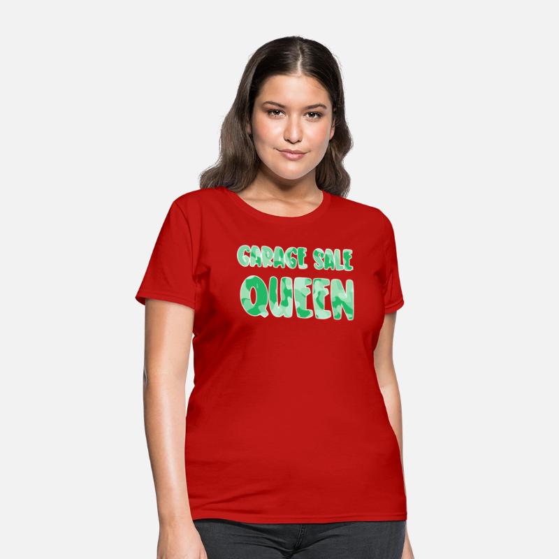 Garage Sale Queen green camo