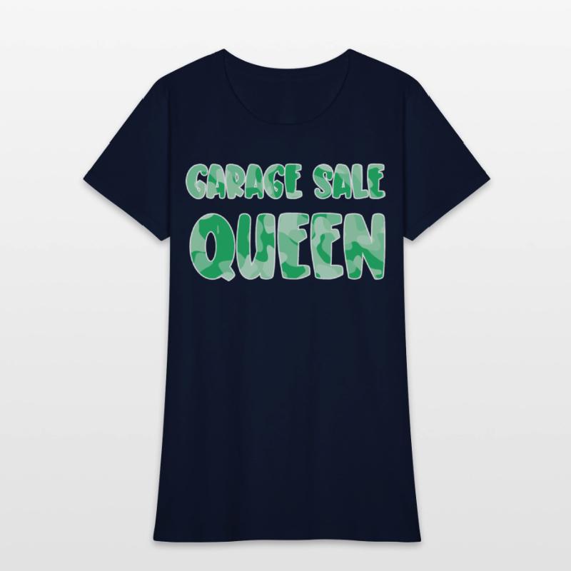 Garage Sale Queen green camo