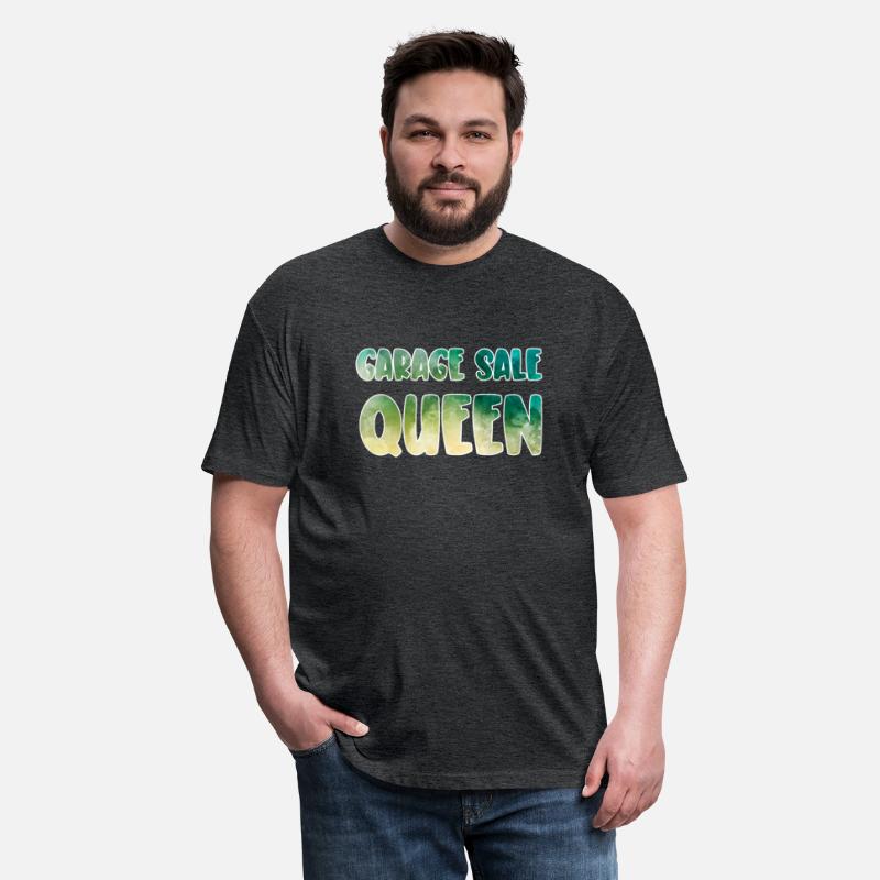 Garage Sale Queen green yellow watercolor