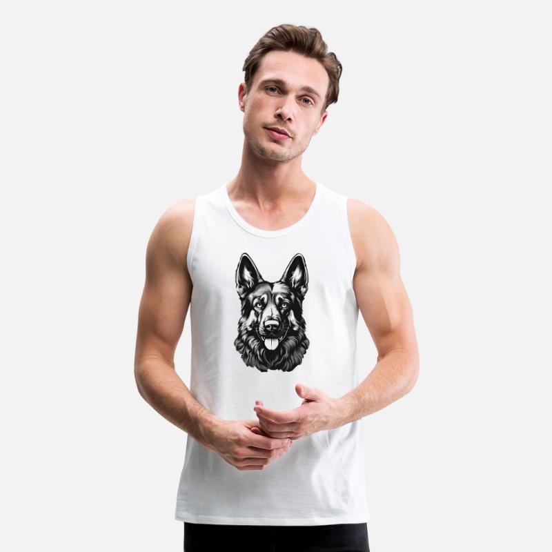 German Shepherd guard dog dad pet beautiful puppy