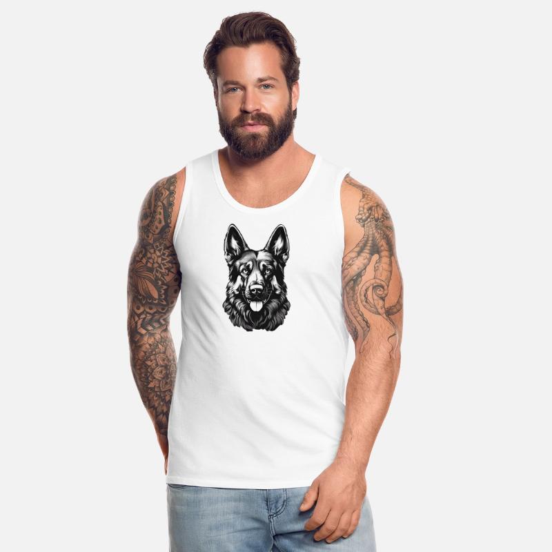 German Shepherd guard dog dad pet beautiful puppy