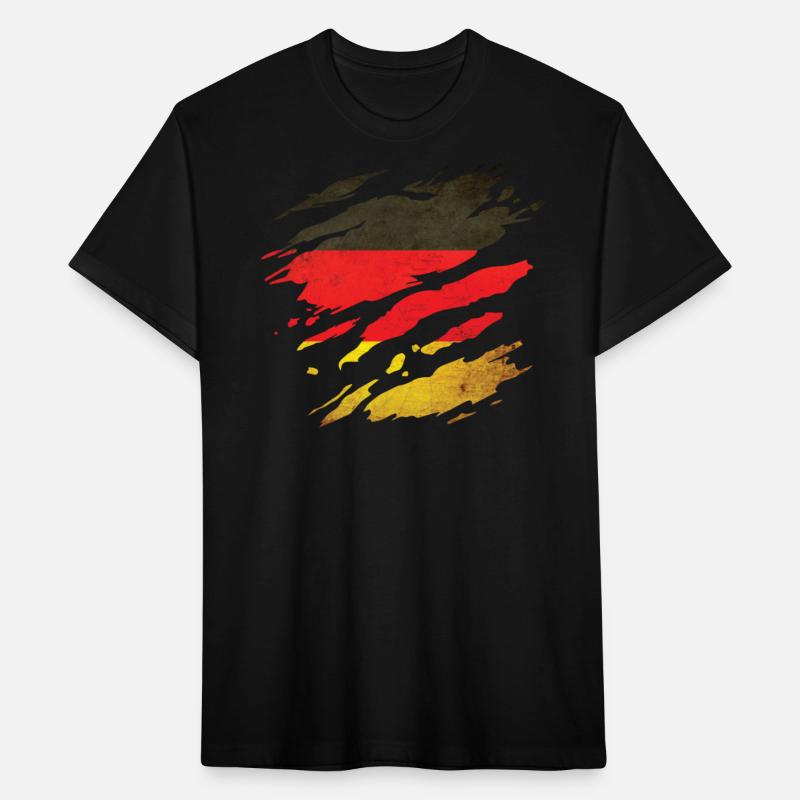 Germany - national flag, scratches, cracks