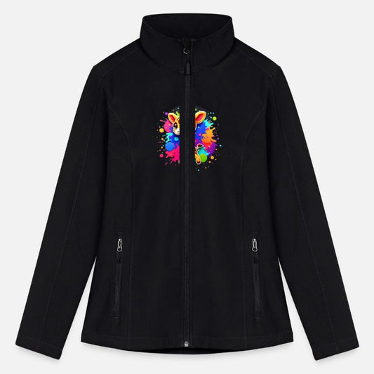 Giraffe Joy - Rainbow Splatter Delight