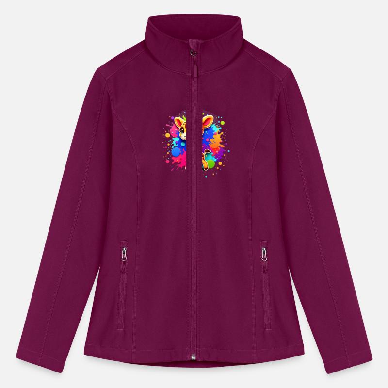 Giraffe Joy - Rainbow Splatter Delight