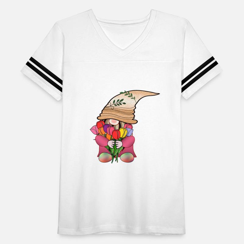 Gnome tulip flower cute fairy floral funny angle