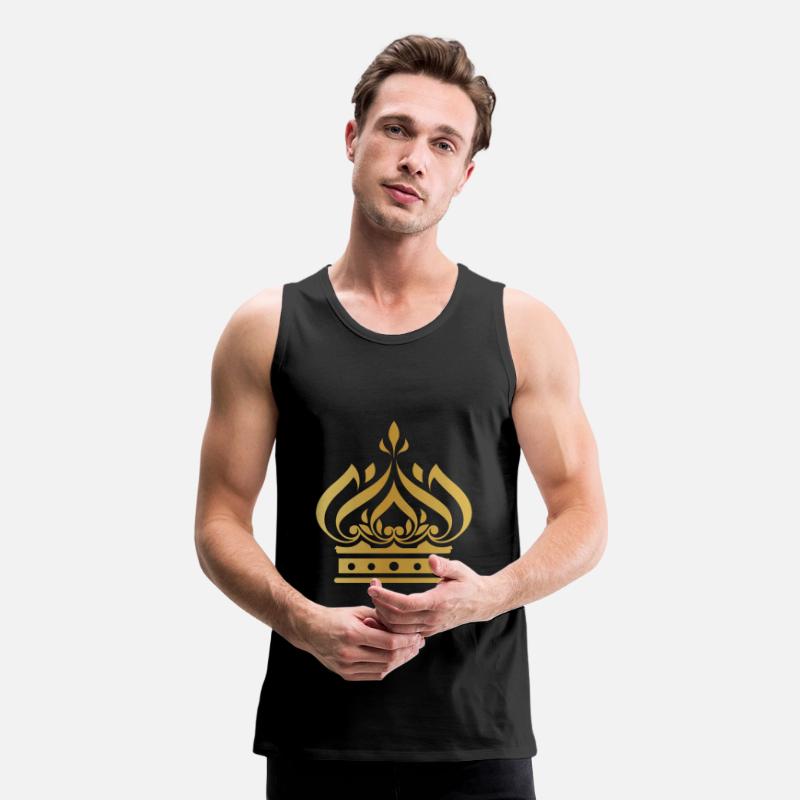 Golden crown king vip gold vector image logo