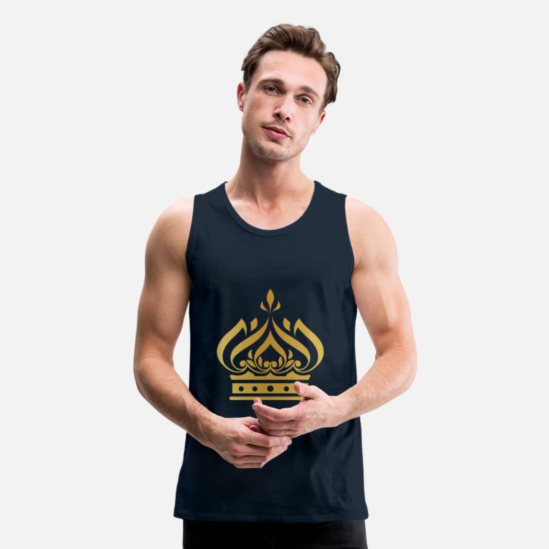 Golden crown king vip gold vector image logo