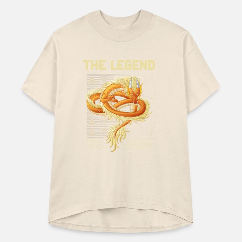 Golden Dragon Legend Mythical Beast Design