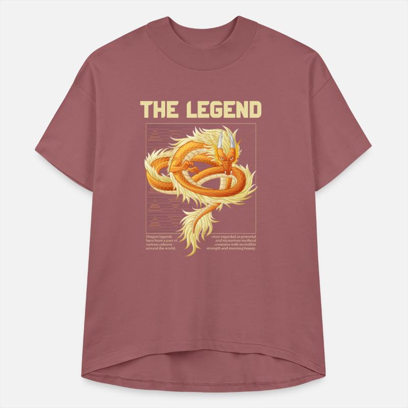 Golden Dragon Legend Mythical Beast Design