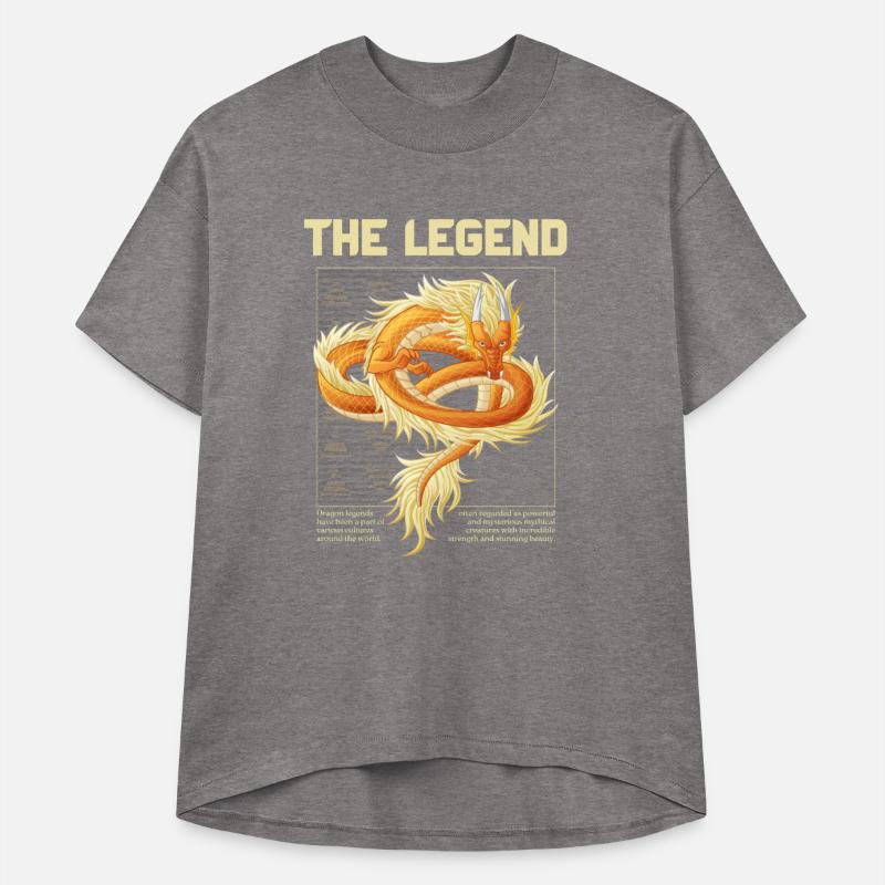 Golden Dragon Legend Mythical Beast Design