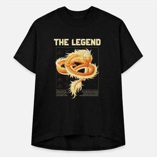 Golden Dragon Legend Mythical Beast Design