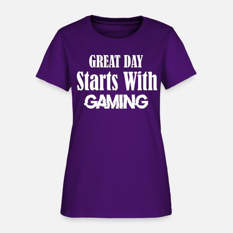 Great Day Starts With Gaming Funny Gamer
