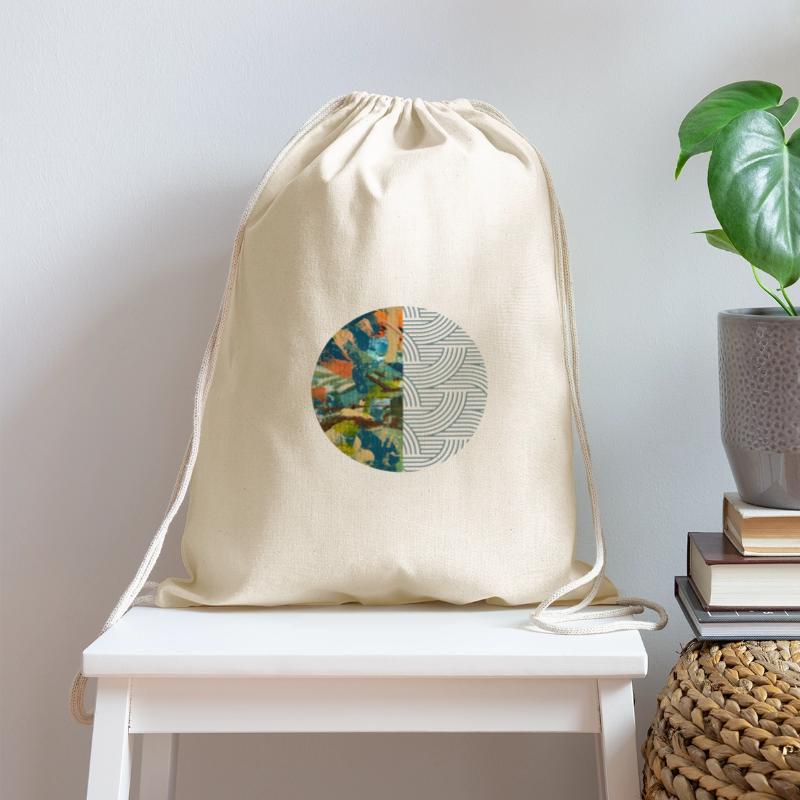 Green Organic Duality Minimalist Abstract Geometry