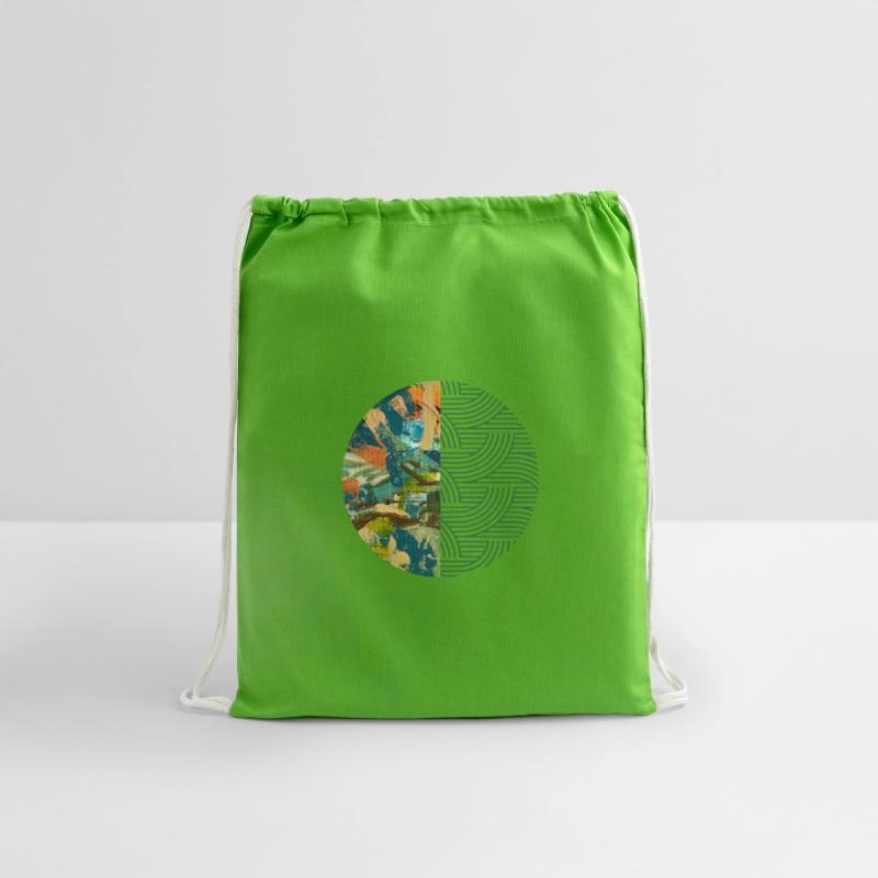 Green Organic Duality Minimalist Abstract Geometry