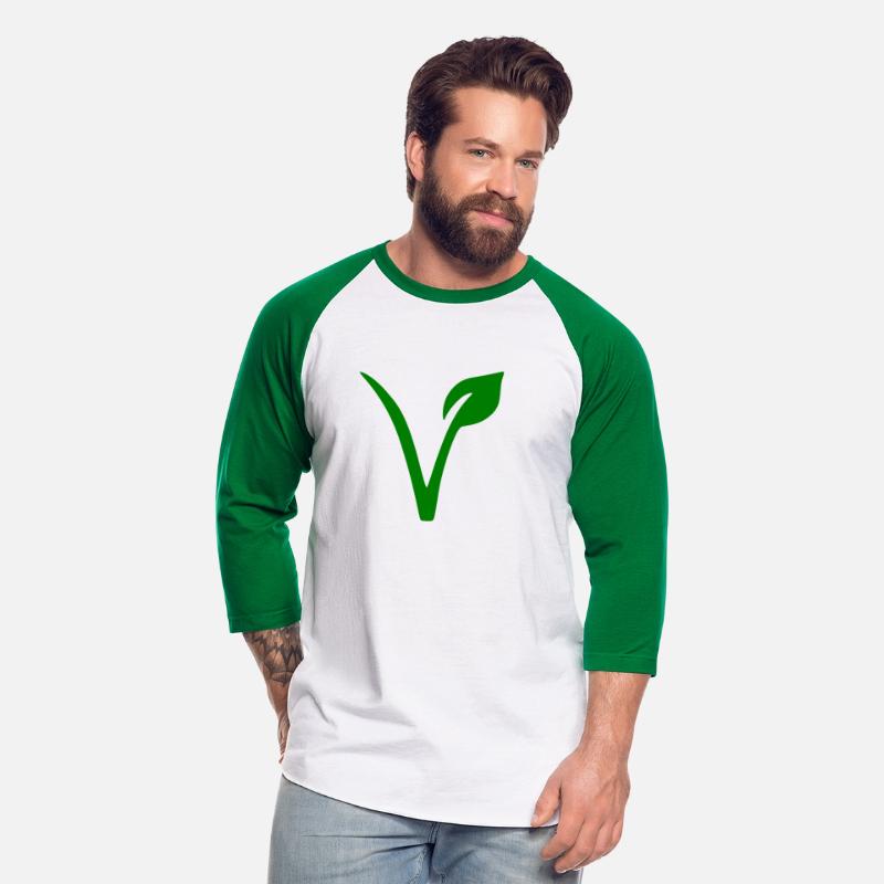 Green V Leaf Vegetarian Vegan Symbol