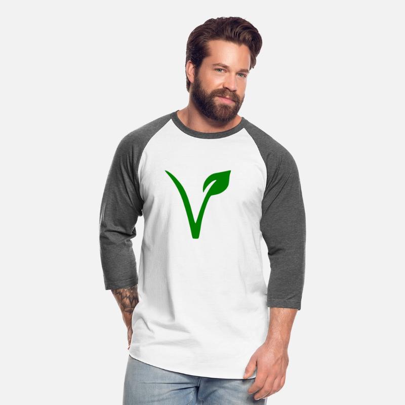 Green V Leaf Vegetarian Vegan Symbol