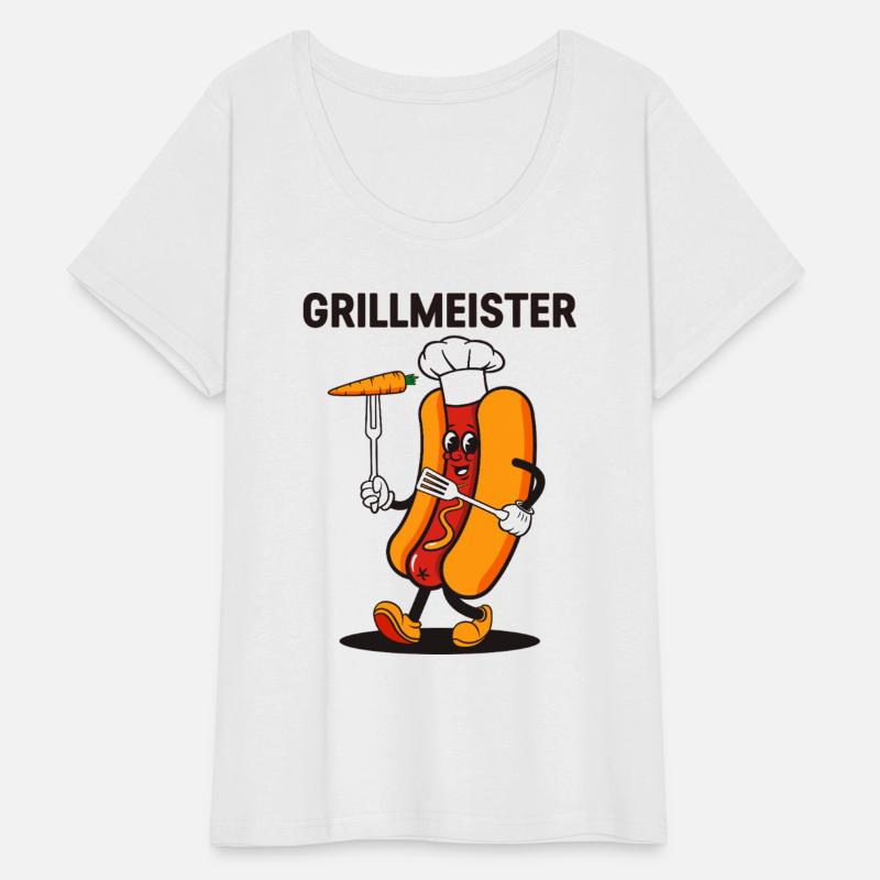 Grillmeister Funny BBQ Hot Dog Mascot