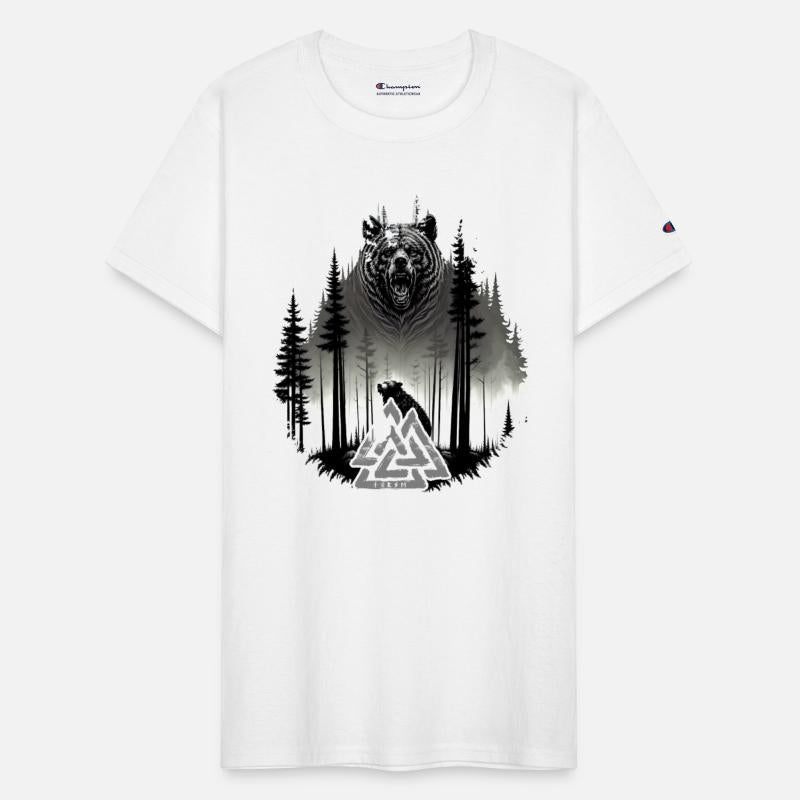 Grizzly bear Bear Valknut Wotan knot Forest Viking