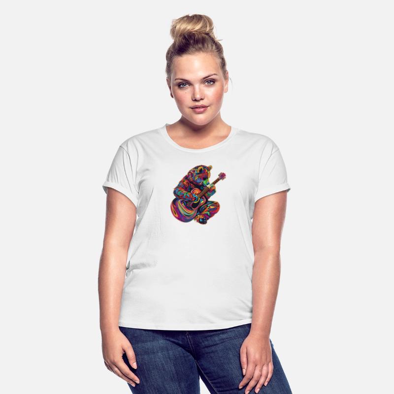 Guitarist Bear Playing Guitar Colorful