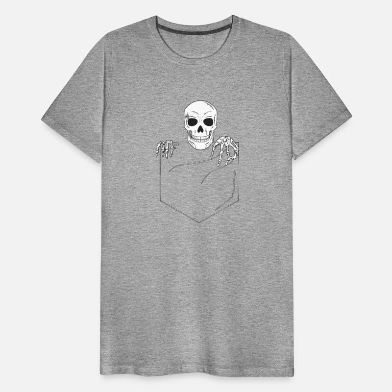 Halloween Pocket Skeleton Skull