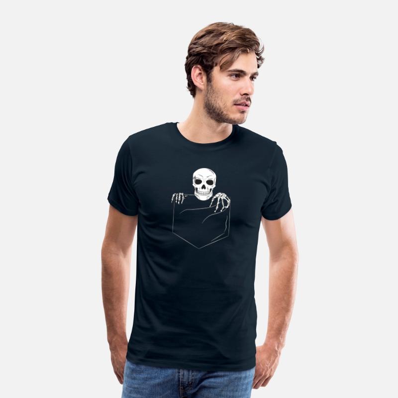 Halloween Pocket Skeleton Skull