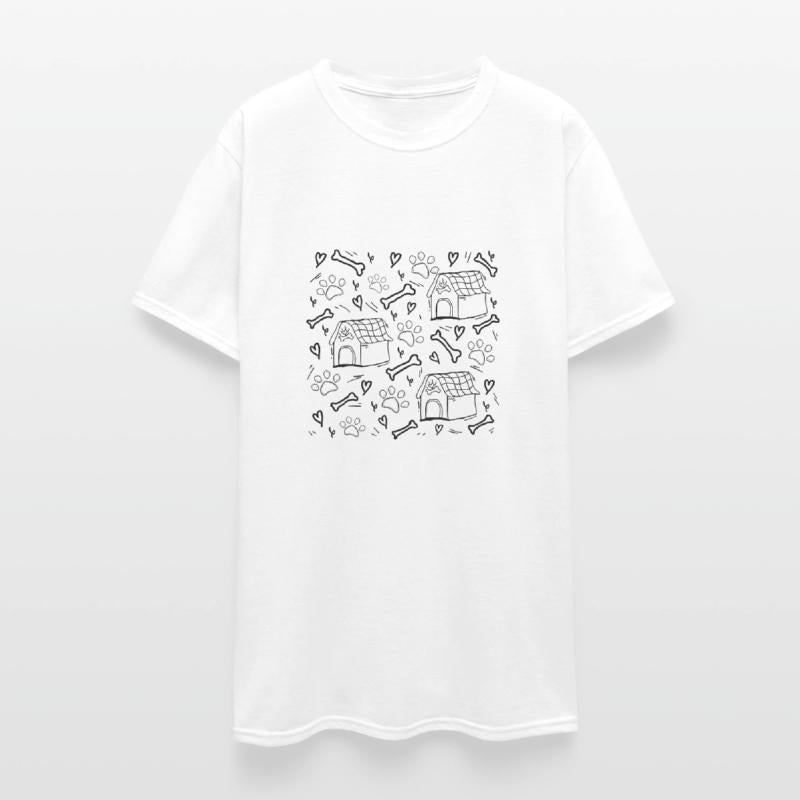 hand drawn dog stuff design