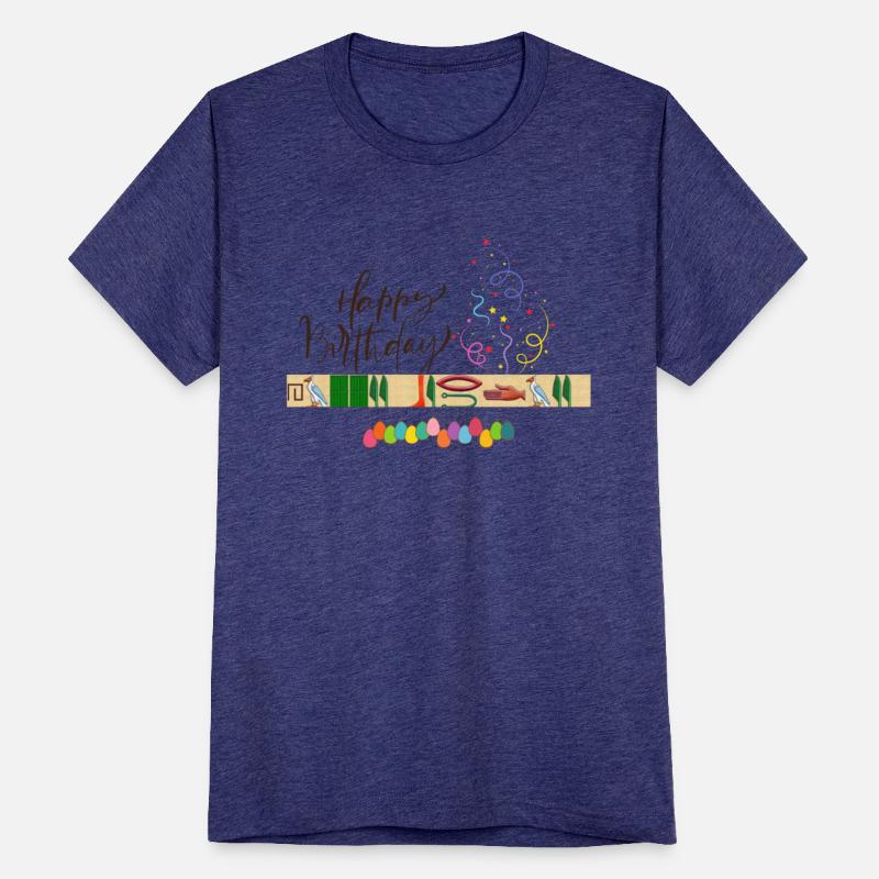 happy birthday in Hieroglyphics