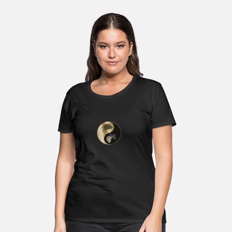 Harmony Of Heart And Mind Yin Yang With Flower Of