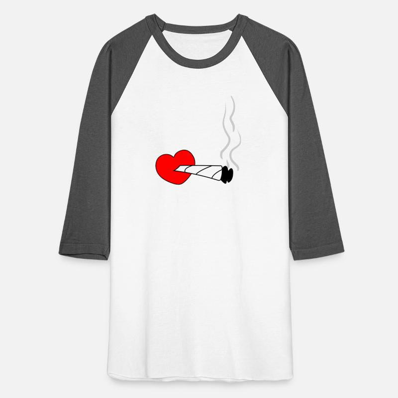 Heart with Smoking Joint – Symbol of Marijuana Add