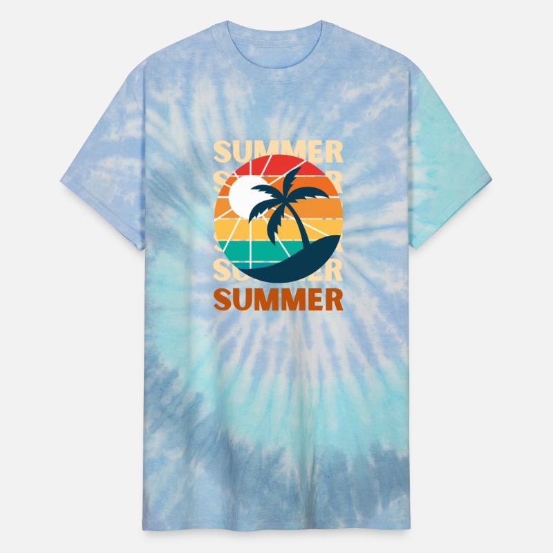 Hello summer sunset Beach summertime palm tree