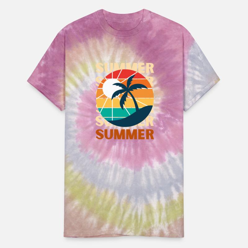 Hello summer sunset Beach summertime palm tree