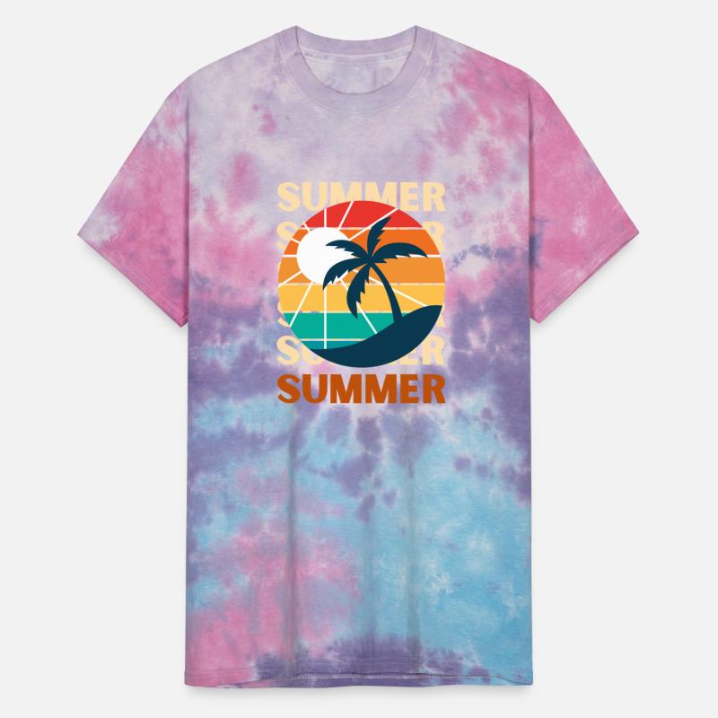 Hello summer sunset Beach summertime palm tree