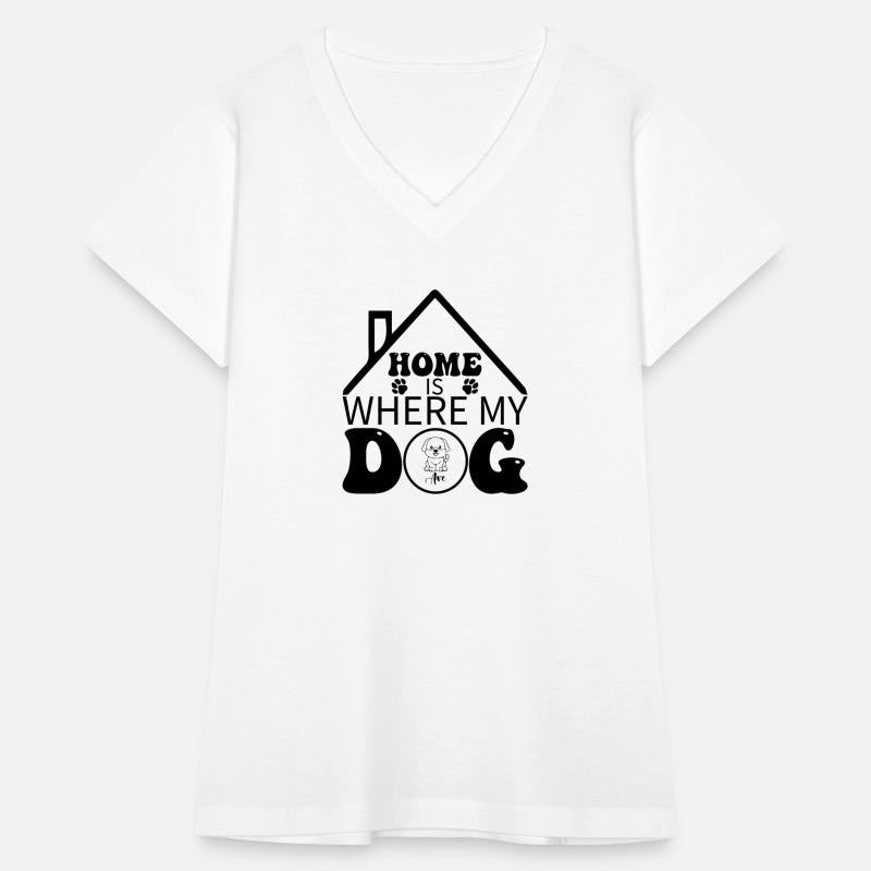 Home is Where My Dog Are T Shirt Desing
