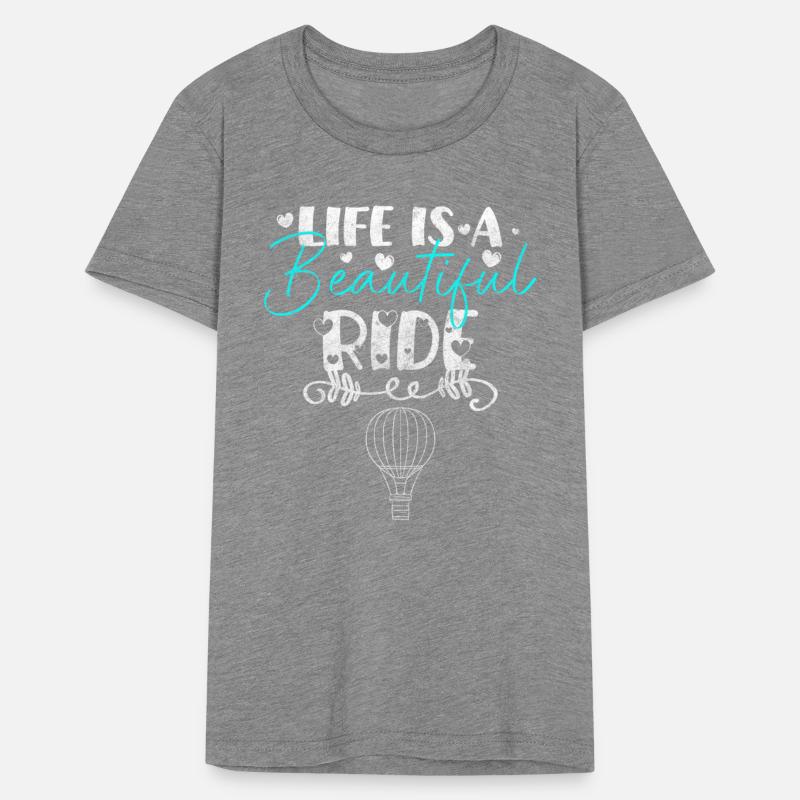 Hot Air Balloon Height Adventure Blue