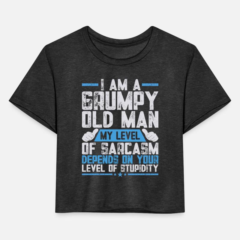 I am A Grumpy Old Man My Level Of Sarcasm T-Shirt