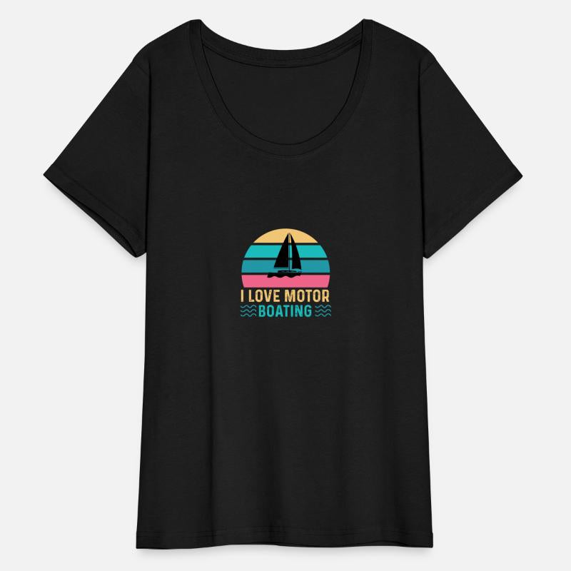 I Love Motorboating Boat Sailor or Kayaker Gift