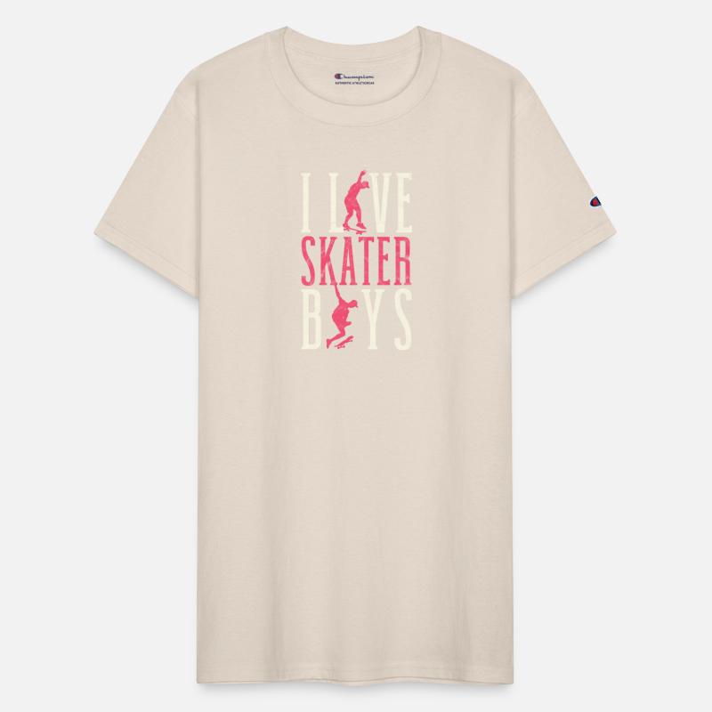 I Love Skater Boys Skateboarder Funny Skateboard