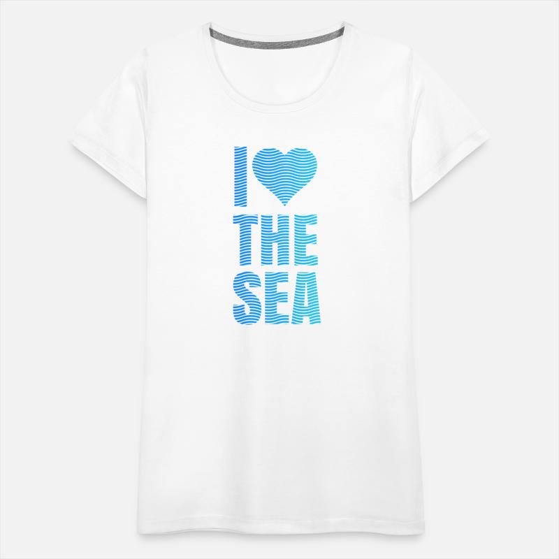 I love the sea waves