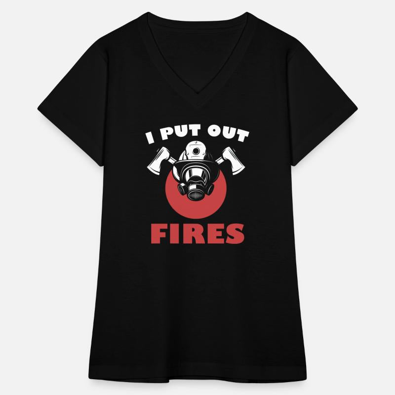 I Put Out Fires Funny Firefighter Rescuers Fire Tr