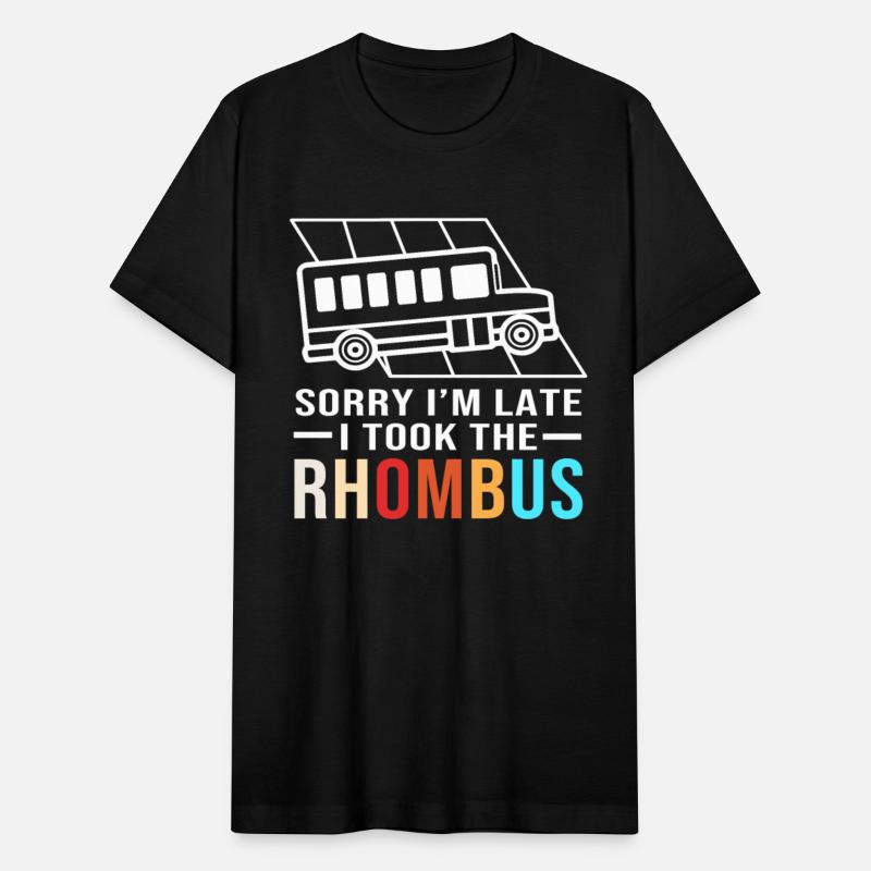I Took The Rhombus Math Joke Funny Geometry