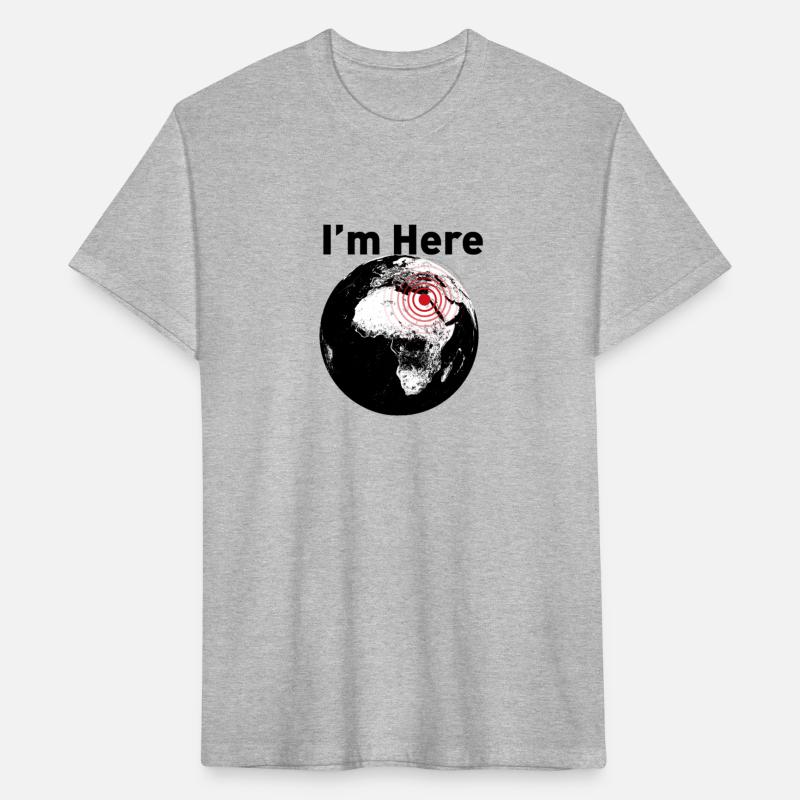 I'm Here - Global Location Pinpoint Tee