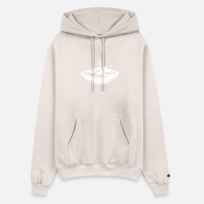 Island With Lighthouse On The Coast