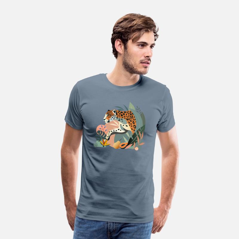 Jaguar in the Jungle - Elegant Wildlife Illustrati
