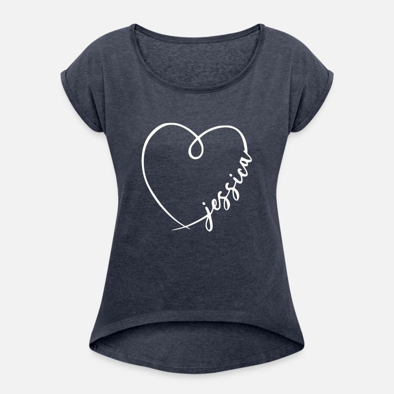 Jessica Name Heart Calligraphy