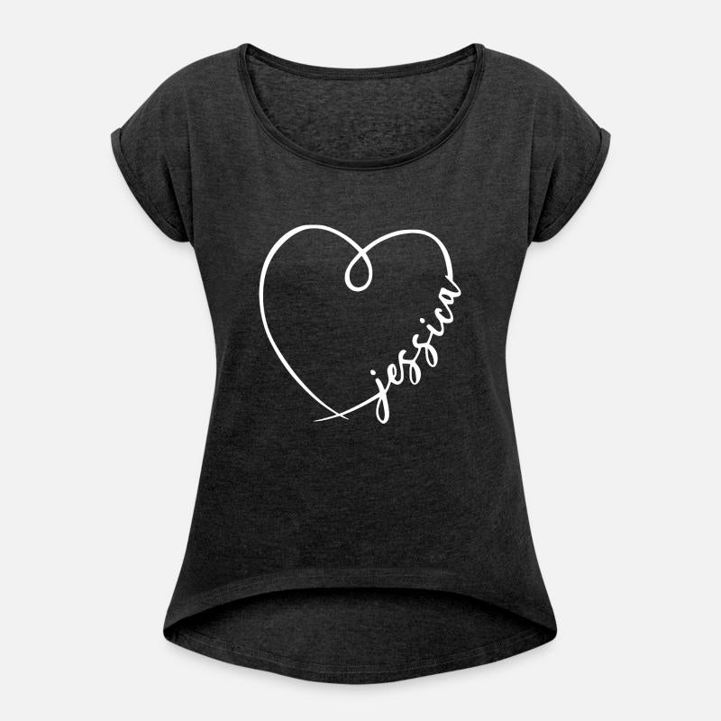 Jessica Name Heart Calligraphy