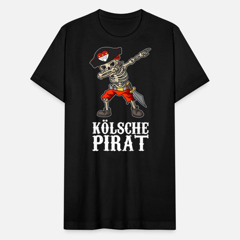 Karneval Kölle Alaaf Dabbing Skelett Fun Pirat