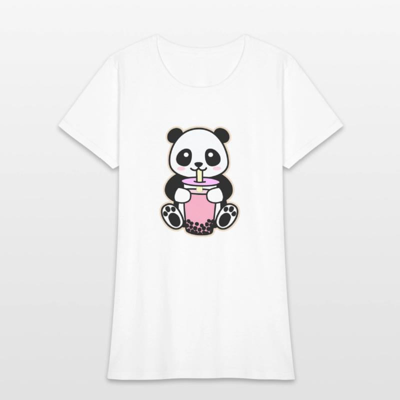 Kawaii Boba Tea Anime Panda Kawaii Bubble Tea Drin