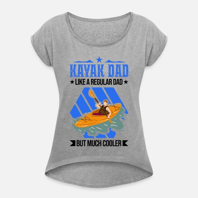 Kayak Father Kayaker Paddling Canoe